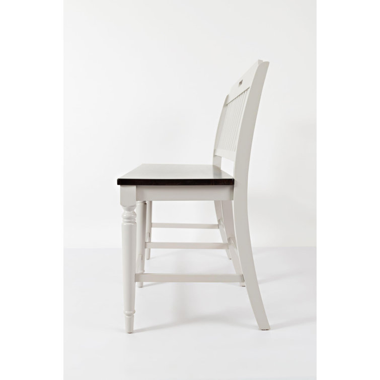 Longshore Tides Tiffany Counter Height Wood Bench Wayfair